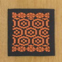 オリンパス刺繍こぎんキットコースター(黒)