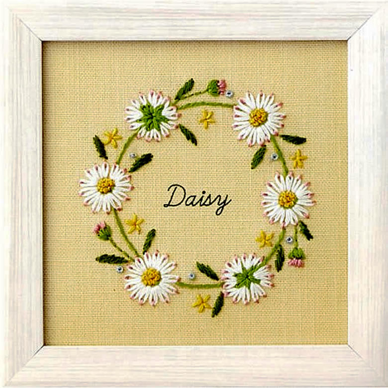 青木和子 刺繍キット 12か月の植物手帖 Daisy(デイジー)のサムネイル