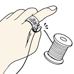 糸切道具はさみ