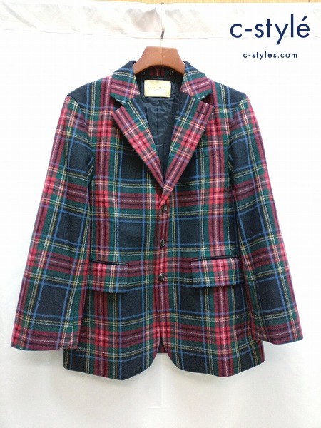 美品 ユナイテッドアローズ 麻混 チェック テーラードジャケット 春夏 紺 S 楽天市場】ユナイテッドアローズ テーラードジャケット チェックの通販
