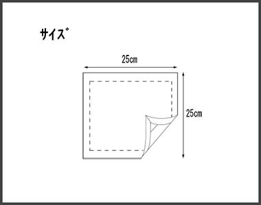 ランチョンマット ランチクロス 25cm×25...の紹介画像2