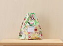 コップ入れ(コップ袋)氏名票つきコラージュ柄 グリーン652