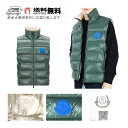 MONCLER モンクレール PARKE ダウン ベスト メンズ パッチ ロゴ 新品 ★ P80 GREEN K982-2..