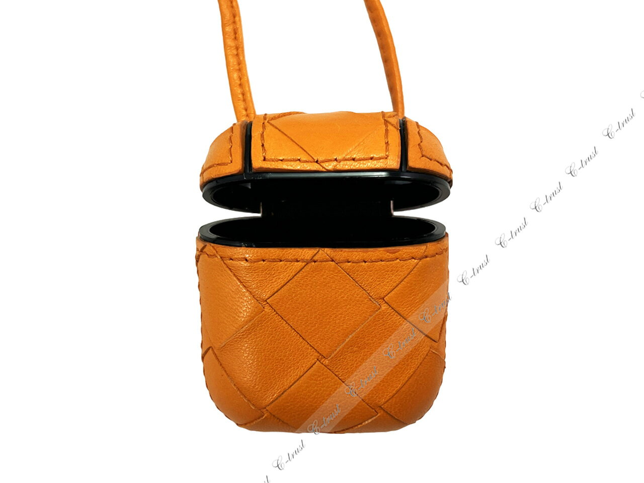 BOTTEGA VENETA �ܥåƥ� �����ͥ� Air Pods ������ ���ȥ�å� ����ȥ� �ʥå� �����ꥢ�� �� 7482 LIGHT ORANGE J737-OR..