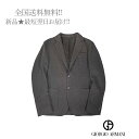 GIORGIO ARMANI ジョルジオ アルマーニ ジャケット JK シングル メンズ 男 新品 ★ ダークグレー