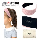 FENDI フェンディ カチューシャ 子供 ヘッドドレス ヘアアクセサリ ヘアバンド ファブリック ロゴ イタリア製 新品 ★ ピンク