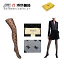 FENDI フェンディ ストッキング レディース ナイロン FF ロゴ イタリア製 FXZ528AHS1F0QA1 新品 ★ BLACK L172-BK-I..