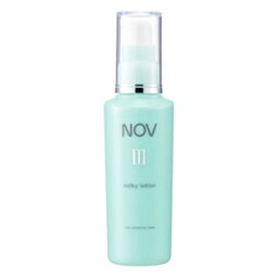 ノブ 乳液 NOV nov ノブ　III　ミルキィローション　80ml 常盤薬品 乳液 化粧品 敏感肌 低刺激