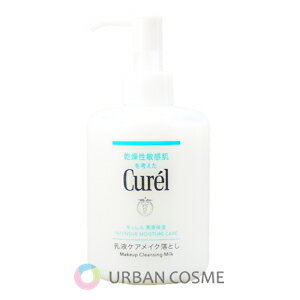 キュレル 潤浸保湿 乳液ケアメイク落とし 200ml curel 花王 セラミド ミルククレンジング クレンジングミルク 乾燥 肌荒れ メイク汚れ 敏感肌 時短 ふきとり 洗い流し不要 保湿 毛穴 花粉 汚れ 弱酸性 無香料 無着色 アルコールフリー 朝 うるおい 潤い 洗顔 カサつき 人気 おすすめの紹介 保湿ケアも同時にできるふきとりタイプのメイク落とし。 毛穴の約1/1000サイズのセラミドケアオイルをIN。 乳液が肌のすみずみまで行き渡り、メイク汚れを落とす。 消炎剤配合。肌荒れを防ぐ。 潤い成分（ユーカリエキス）配合。 角層まで深く潤し、保湿まで完了。 1日中、メイクをした肌には目に見えないちり、ほこり、 花粉や崩れたメイクがついています。 その状態は肌に負担となり、乾燥や肌荒れ、かさつきの原因に。 帰宅後すぐにメイクを落としたい。 でも忙しく、手間がかかるためメイクを落とせない。 そんな乾燥肌で敏感肌のあななに家事の合間に使える、 洗面所までいかなくても、どこでも使える ふきとりタイプで洗い流し不要の乳液でできたメイク落としが発売。 乳液でふき取るだけでも粒子化したセラミドオイルを配合し、 肌のすみずみまでいきわたり、毛穴につまりやすいメイクや汚れを落とします。 また、キュレルの潤浸保湿シリーズと同じ成分を配合しており、 肌にうるおいを与え、保湿します。 乳液タイプなのでコットンでふきとっても肌への摩擦をおさえてくれます。 夜だけでなく、あわただしい朝に洗顔代わりにも使えます。 洗顔だけでなく保湿もかないます。 弱酸性 無香料 無着色 アルコールフリー（エチルアルコール無添加） の安心設計 【使い方】 コットンに乳液ケアメイク落としをたっぷり含ませ、メイクになじませてやさしくふき取ります。 コットンが汚れたら、新しいコットンに替えて、メイクがつかなくなるまで繰り返してください。 洗い流しは必要ありません。 【成分】 グリチルリチン酸ジカリウム＊、水、BG、グリセリン、DPG、ジカプリン酸ネオペンチルグリコール、流動イソパラフィン、ジメチコン、ステアリン酸POEソルビタン、ヘキサデシロキシPGヒドロキシエチルヘキサデカナミド、ユーカリエキス、イソステアリン酸コレステリル、コレステロール、ステアリン酸ソルビタン、ステアロイルメチルタウリンNa、カルボキシビニルポリマー、アルギニン、セタノール、ステアリルアルコール、パラベン 【関連商品】 キュレル　潤浸保湿ジェルメイク落とし キュレル　潤浸保湿泡洗顔料 キュレル　ディープモイスチャースプレー250g キュレル 潤浸保湿 乳液ケアメイク落とし 200ml curel 花王 セラミド ミルククレンジング クレンジングミルク 乾燥 肌荒れ メイク汚れ 敏感肌 時短 ふきとり 洗い流し不要 保湿 毛穴 花粉 汚れ 弱酸性 無香料 無着色 アルコールフリー 朝 うるおい 潤い 洗顔 カサつき 人気 おすすめの解説 広告文責アーバンコスメメーカー花王 キュレル curel区分日本製・医薬部外品電話番号048-434-5911キュレル 潤浸保湿 乳液ケアメイク落とし 200ml