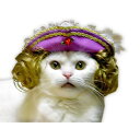 キャットプリン ヘンリー王子ちゃまのお帽子 (パープル) 1枚 猫の服 猫服 キャットウエア 猫用 け襟 ネックカラー 帽子 ネコ ねこ かわいい おしゃれ コスプレ 変装 散歩 ファッション 記念写真 年賀状 ペット名刺 無料