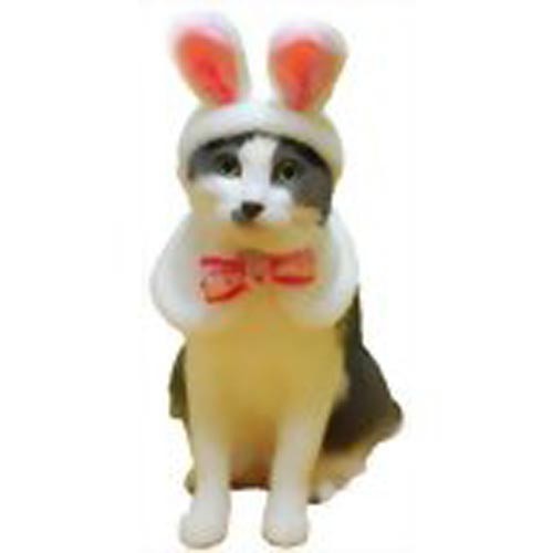 愛猫の服 キャットプリン エレガントなウサギちゃん ピンクセット 1枚　キャットウエア 付け襟 ネックカラー 帽子 コスプレ