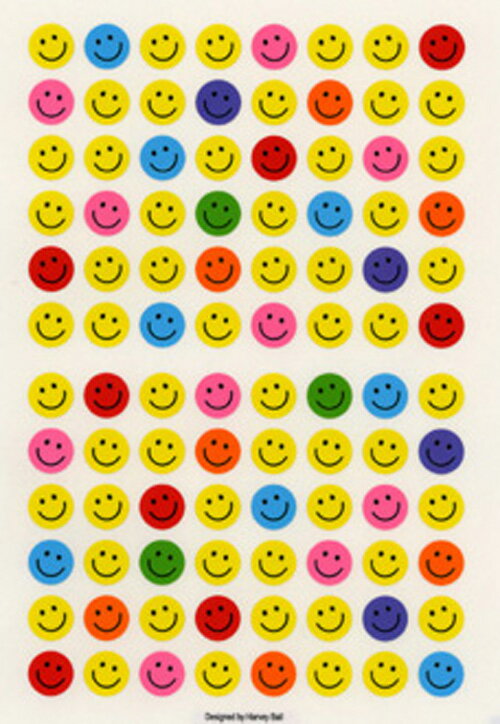 スマイルシール ミニミニ クリアー カラフル ZS198 ステッカー レターセット 手紙 キラキラ 奥山 オク..