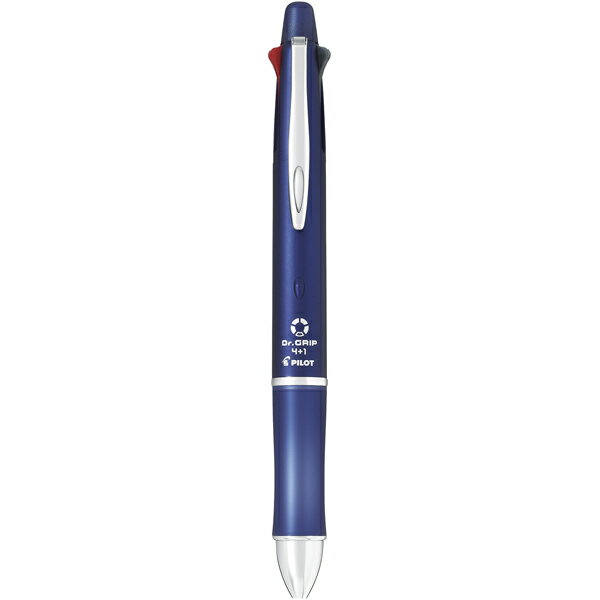 Rakuten - パイロット ドクターグリップ4+1　ネイビー BKHDF1SFN-NV【2個セット】 多機能ペン アクロインキ 油性ボールペン 黒 赤 青 緑 0.7mm 細字 シャープペン 0.5mm 文房具 筆記具