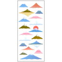 和風シール 富士山 JP328 1シート 日の出 和柄 日本 風情 ギフト 奥山 日本製