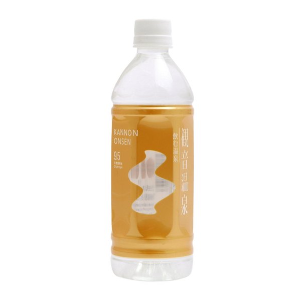 観音温泉　飲む温泉　500ml × 24本【2ケース】温泉水 ミネラルウォーター 超軟水 天然シリカ水 備蓄用 ストック 保存 避難対策 美容 5つ星の宿