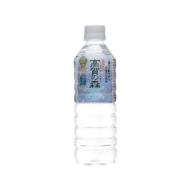 奥長良川名水 高賀の森水 500ml×24本入【20ケース】国産 天然軟水 弱アルカリ性 水 ミネラルウォーター モンドセレクション 送料無料