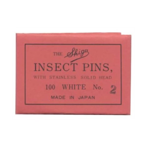 志賀昆虫 シガ昆虫針 2号 100本入【2個セット】志賀昆蟲普及社 シガコン 自由研究 標本 昆虫採集 採取