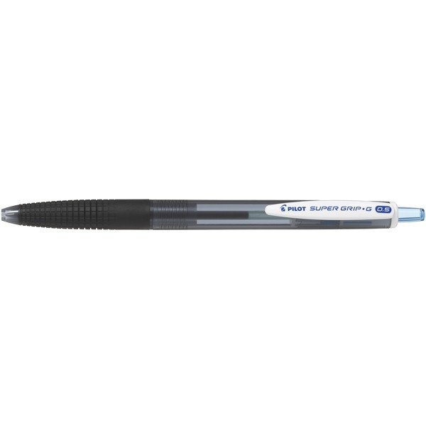 パイロット　スーパーグリップG ノック式ボールペン 0.5極細 ブルー 学用品