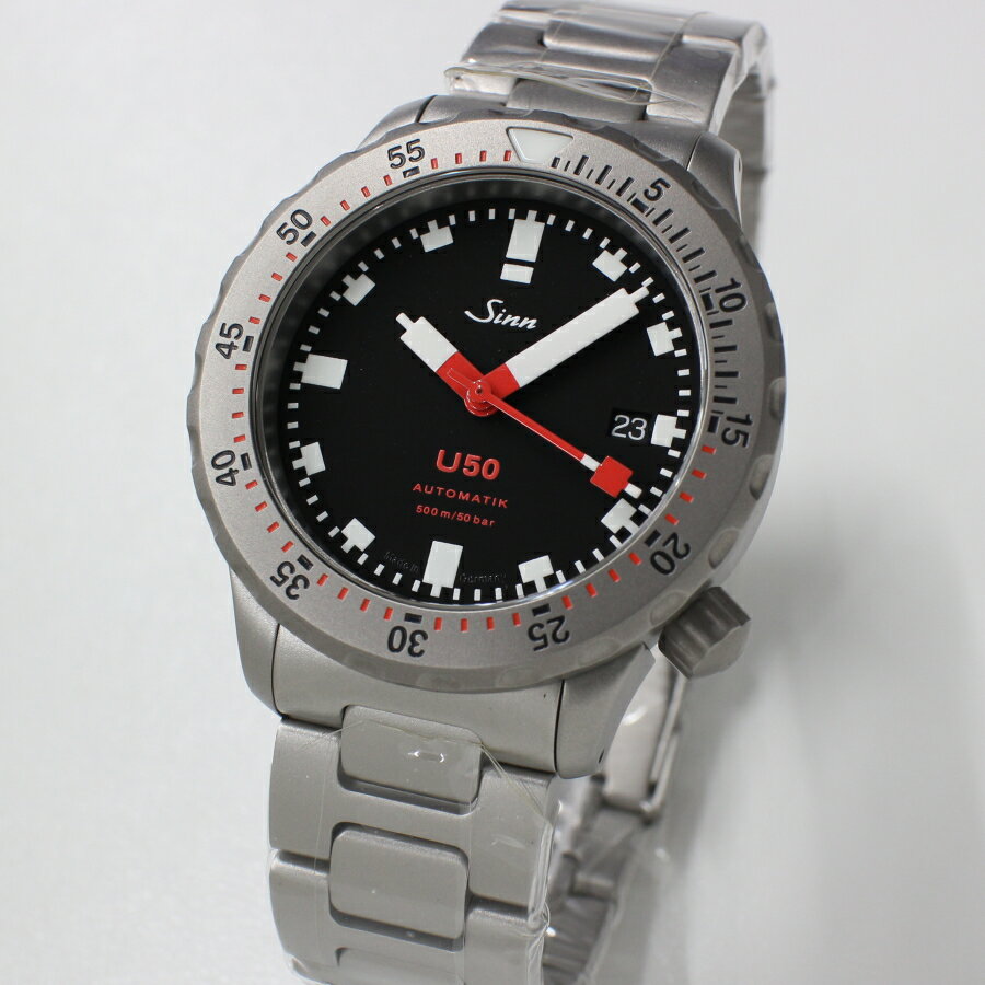 ジン 腕時計（メンズ） 【お得なご購入特典有り、お問い合わせください】国内正規品 Sinn ジン 腕時計 U50.M 500m防水 自動巻き 時計 送料無料 メンズ ブランド