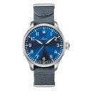 ラコ 腕時計 Laco Pilot Augsburg42 Blaue Stu