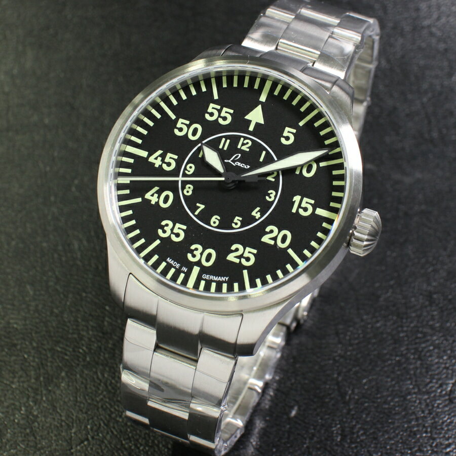 ラコ 腕時計 Laco PILOT Aachen39 パイロ