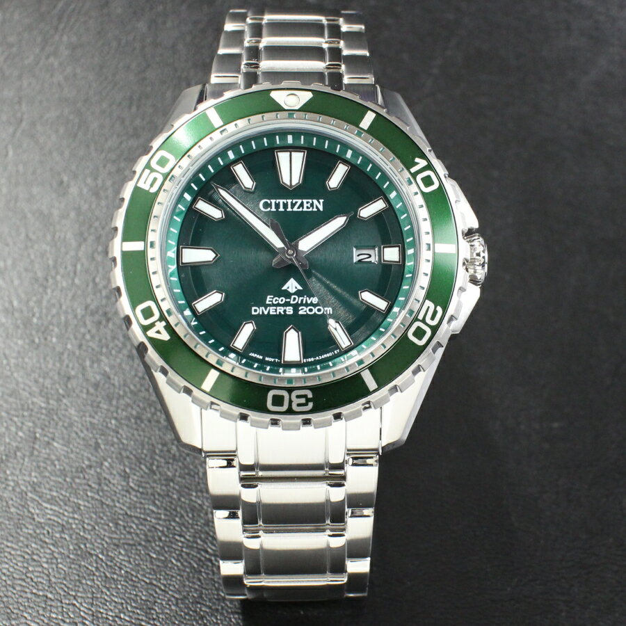 シチズン CITIZEN PROMASTER MARINE BN0199-53X エコドライブ 200m防水 ダイバーズウォッチ グリーン文字盤 グリーンベゼル 腕時計 時計 メンズ ブランド