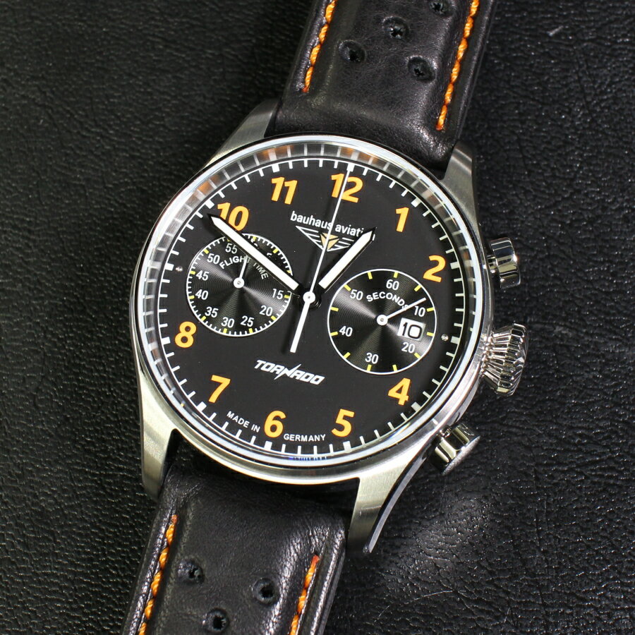 樂天商城 - バウハウス アビエーション 腕時計 BAUHAUS AVIATION TORNADO クロノグラフ 2770-5QZ クォーツ ドイツ時計 送料無料 メンズ ブランド