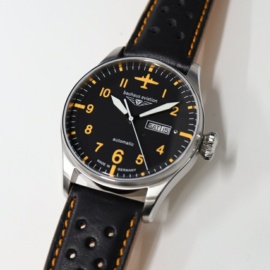 バウハウス アビエーション 腕時計 BAUHAUS AVIATION TORNADO 2766-5AT 自動巻き ドイツ時計 送料無料 メンズ ブランド