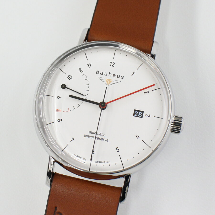 樂天商城 - バウハウス 腕時計 BAUHAUS 2160-1AT 白文字盤 自動巻き ドイツ時計 送料無料 メンズ ブランド