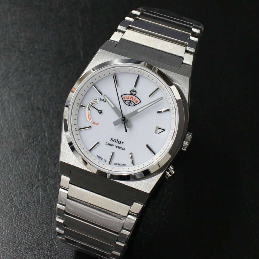 RUHLA 腕時計 SPACE CONTROL 4640M-1SP SILVER ソーラー時計 ドイツ時計 送料無料 メンズ ブランド