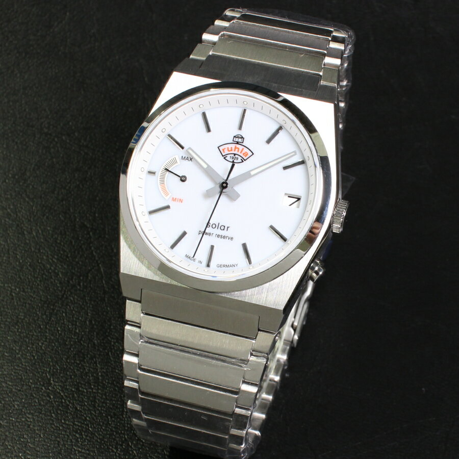 RUHLA 腕時計 SPACE CONTROL 4640M-1SP SILVER ソーラー時計 ドイツ時計 送料無料 メンズ ブランド
