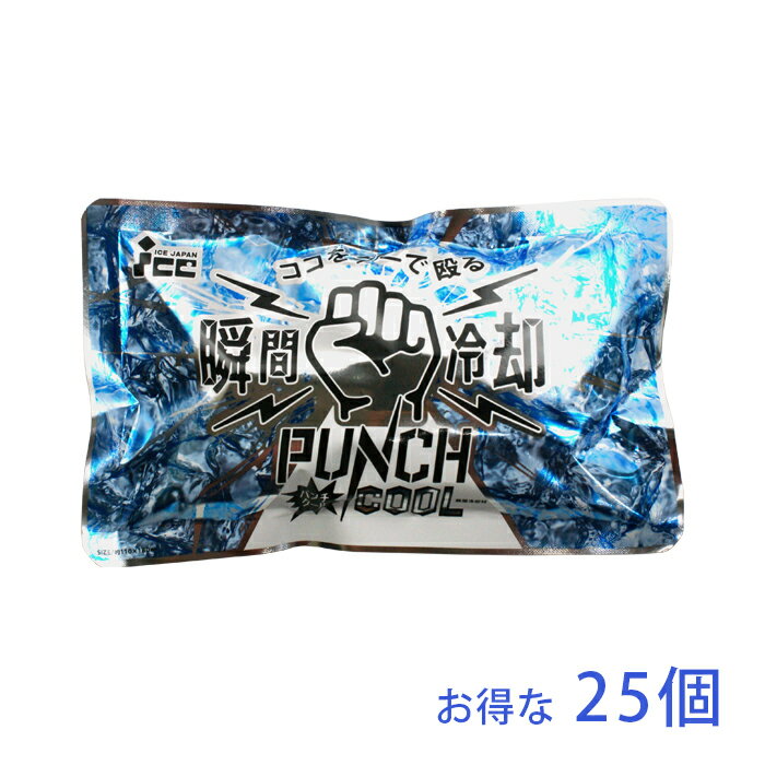 パンチクール 携帯用保冷剤 25個 PUNCH COOL 日本製 新パッケージ