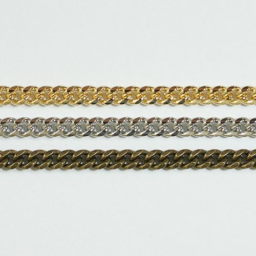真鍮チェーン B-414-10 1m ゴールド ロジウム シルバー アンティーク 古美 メッキ 生地 メッキなし 真鍮 金 鎖 ハンドメイド N-612