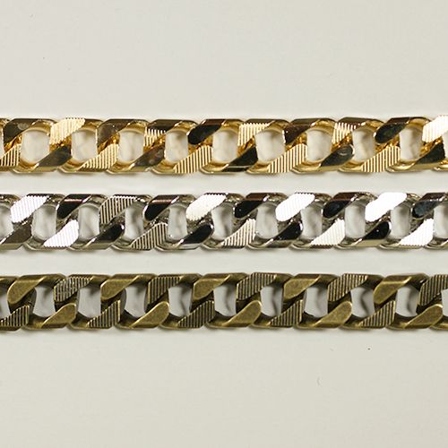 真鍮チェーン B-445 1m ゴールド ロジウム シルバー アンティーク 古美 メッキ 真鍮 金 生地 メッキなし 鎖 ハンドメイド