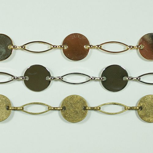 真鍮チェーン B-698 1m ゴールド ロジウム シルバー アンティーク 古美 メッキ 真鍮 金 生地 メッキなし 鎖 ハンドメイド