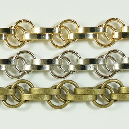 真鍮チェーン B-706 1m ゴールド ロジウム シルバー アンティーク 古美 メッキ 真鍮 金 生地 メッキなし 鎖 ハンドメイド