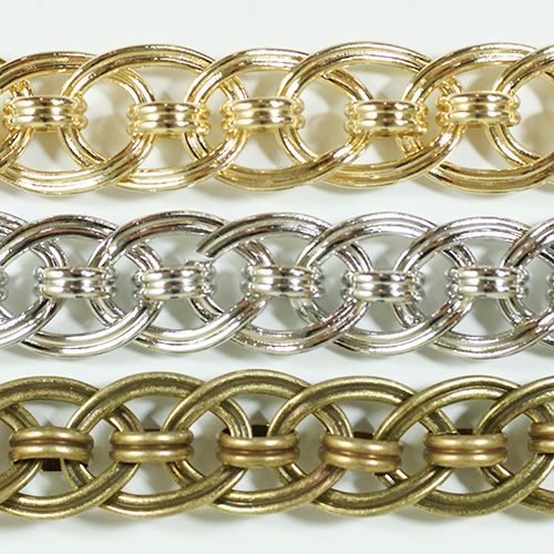 真鍮チェーン B-722 1m ゴールド ロジウム シルバー アンティーク 古美 メッキ 真鍮 金 生地 メッキなし 鎖 ハンドメイド