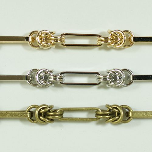 真鍮チェーン B-725 1m ゴールド ロジウム シルバー アンティーク 古美 メッキ 真鍮 金 生地 メッキなし 鎖 ハンドメイド