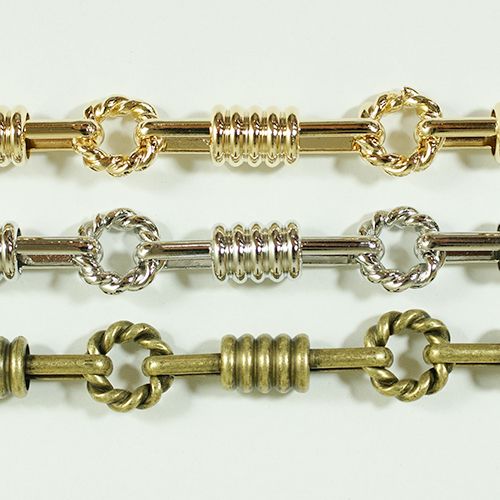 真鍮チェーン B-729 1m ゴールド ロジウム シルバー アンティーク 古美 メッキ 真鍮 金 生地 メッキなし 鎖 ハンドメイド