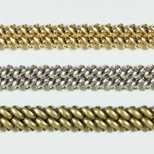 真鍮チェーン B-749 1m ゴールド ロジウム シルバー アンティーク 古美 メッキ 真鍮 金 生地 メッキなし 鎖 ハンドメイド