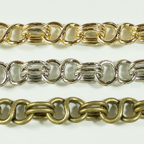 真鍮チェーン B-770 1m ゴールド ロジウム シルバー アンティーク 古美 メッキ 真鍮 金 生地 メッキなし 鎖 ハンドメイド