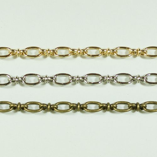 真鍮チェーン B-783 1m ゴールド ロジウム シルバー アンティーク 古美 メッキ 真鍮 金 生地 メッキなし 鎖 ハンドメイド N-1301