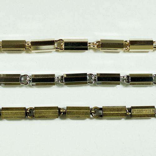 真鍮チェーン B-1003 1m ゴールド ロジウム シルバー アンティーク 古美 メッキ 真鍮 金 生地 メッキなし 鎖 ハンドメイド