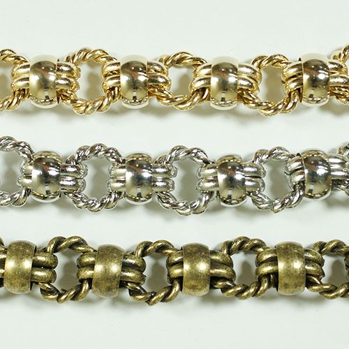 真鍮チェーン B-1005 1m ゴールド ロジウム シルバー アンティーク 古美 メッキ 真鍮 金 生地 メッキなし 鎖 ハンドメイド