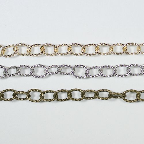 真鍮チェーン B-1011 1m ゴールド ロジウム シルバー アンティーク 古美 メッキ 真鍮 金 生地 メッキなし 鎖 ハンドメイド