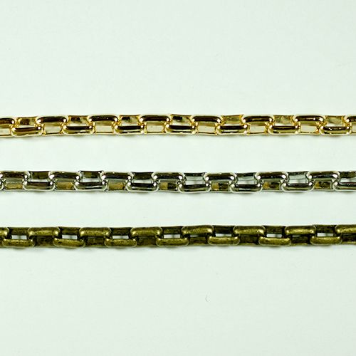 真鍮チェーン B-1020 1m ゴールド ロジウム シルバー アンティーク 古美 メッキ 真鍮 金 鎖 ハンドメイド