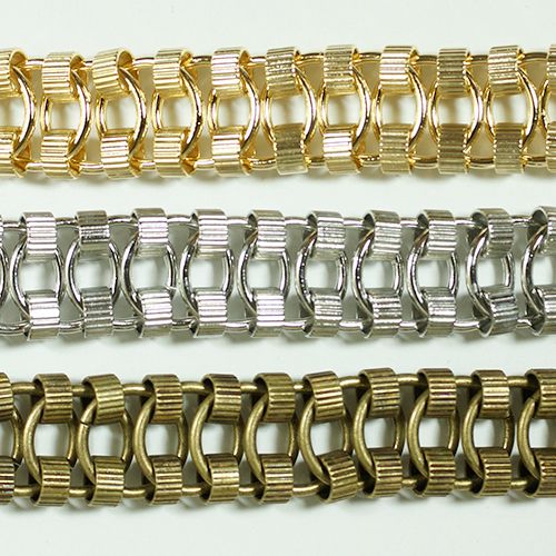 真鍮チェーン B-1035 1m ゴールド ロジウム シルバー アンティーク 古美 メッキ 真鍮 金 生地 メッキなし 鎖 ハンドメイド