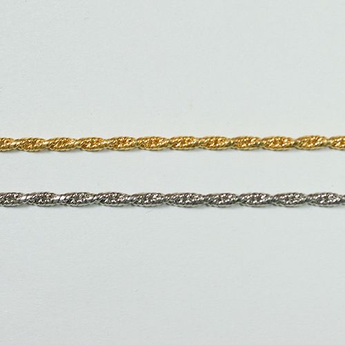 真鍮チェーン BS-557 1m ゴールド ロジウム シルバー アンティーク 古美 メッキ 真鍮 金 鎖 ハンドメイド