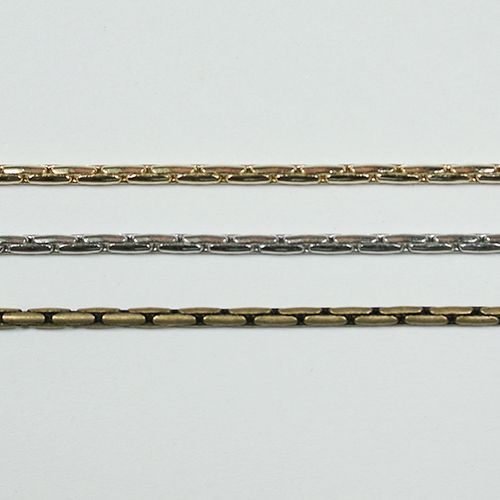 真鍮チェーン BS-577 1m ゴールド ロジウム シルバー アンティーク 古美 メッキ 真鍮 金 生地 メッキなし 鎖 ハンドメイド N-1110