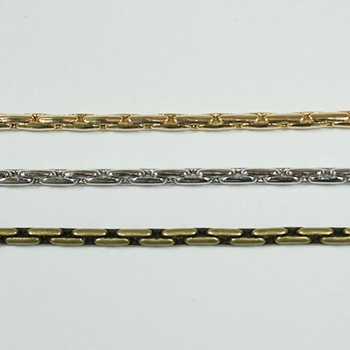 真鍮チェーン BS-578 1m ゴールド ロジウム シルバー アンティーク 古美 メッキ 真鍮 金 生地 メッキなし 鎖 ハンドメイド N-1111